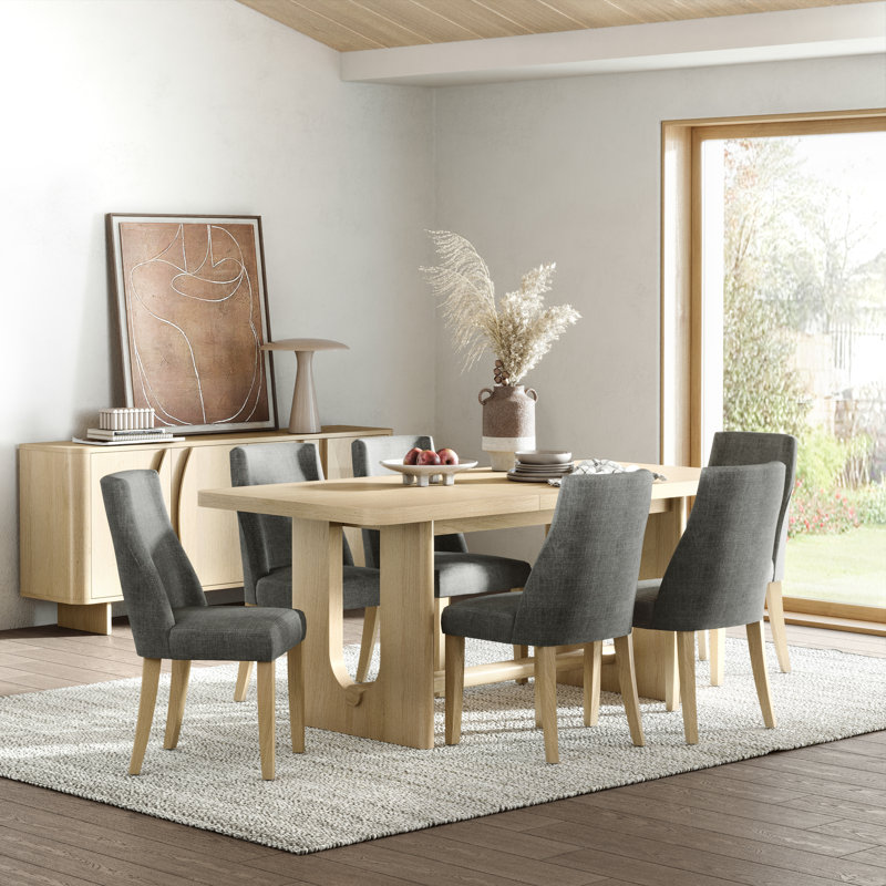 Latitude Run® Natural Oak Extend 59 To 77 Dining Table | Wayfair
